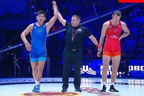 Этнический казах выступит на чемпионате Европы по борьбе