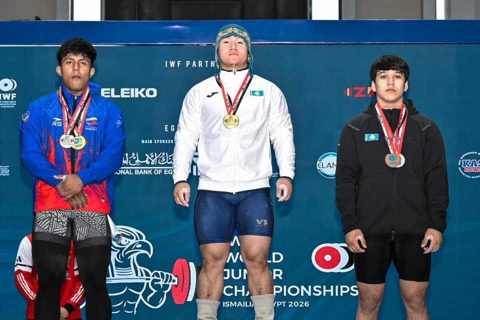 Казахстан завоевал пять медалей на Чемпионате мира среди юниоров