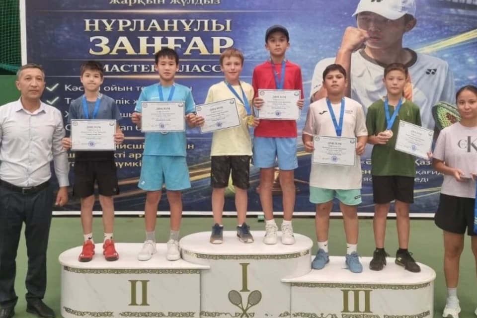 В Туркестане определились победитель и призеры Turkestan Masters среди юношей до 12 лет