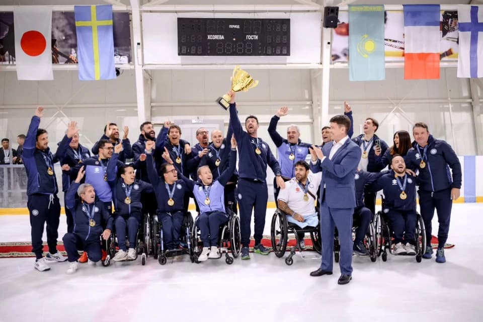 В Астане завершился Чемпионат мира по пара хоккею среди команд Pool-B.