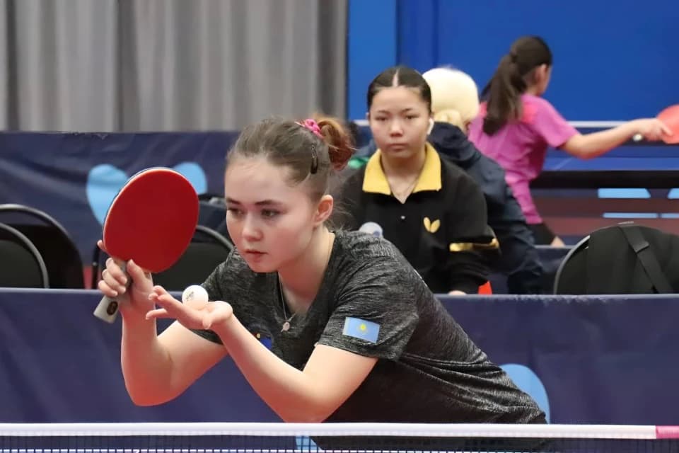 Финалы Чемпионата Казахстана по настольному теннису в командном зачете в прямом эфире на SPORT+
