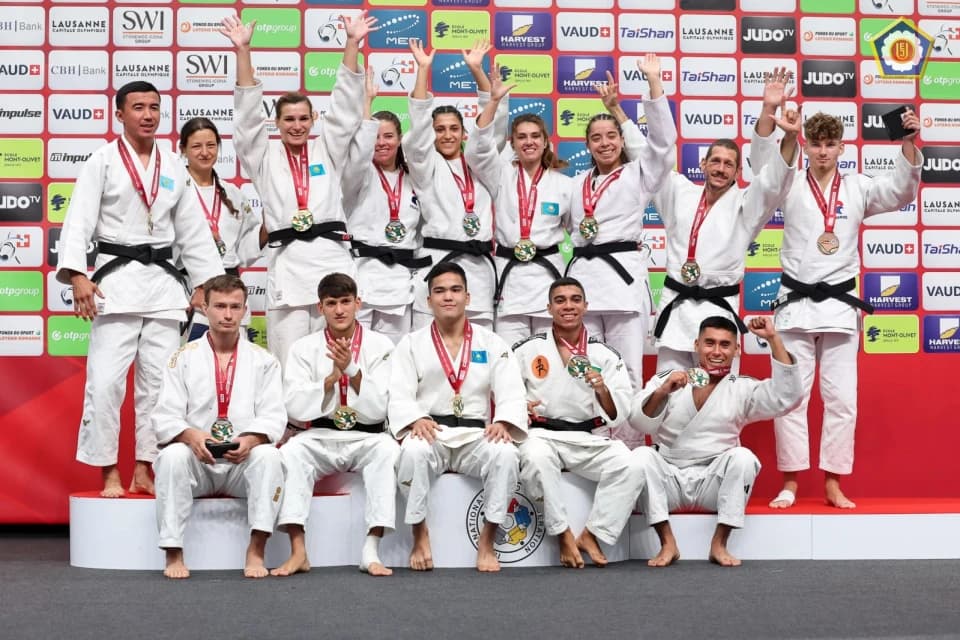 Казахстанские сурдо дзюдоисты триумфально выступпили на турнире Ecole Mont-Olivet Deaf Judo Masters