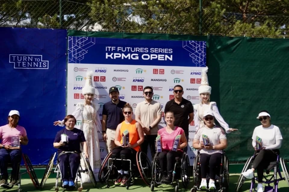 В Астане завершился первый турнир ITF Futures Series по теннису на колясках