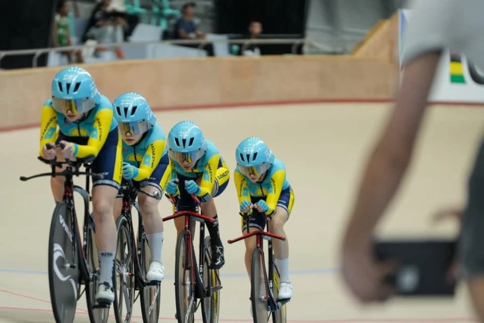 Қазақстан тректегі велоспорттан Азия чемпионатында алғашқы медалін жеңіп алды