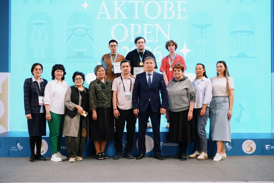 В Актобе завершился международный шахматный турнир Aktobe Open 2026