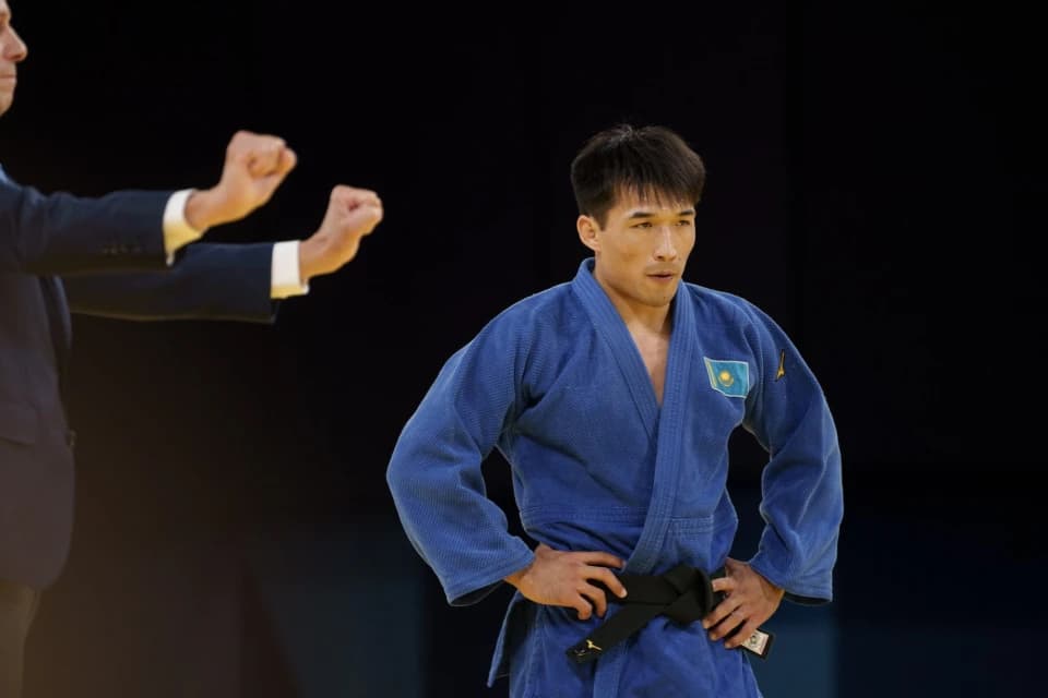 Ғұсман Қырғызбаев Әлем чемпионатында Олимпиада чемпионына есе жіберіп, жарыста өнер көрсетуін аяқтады