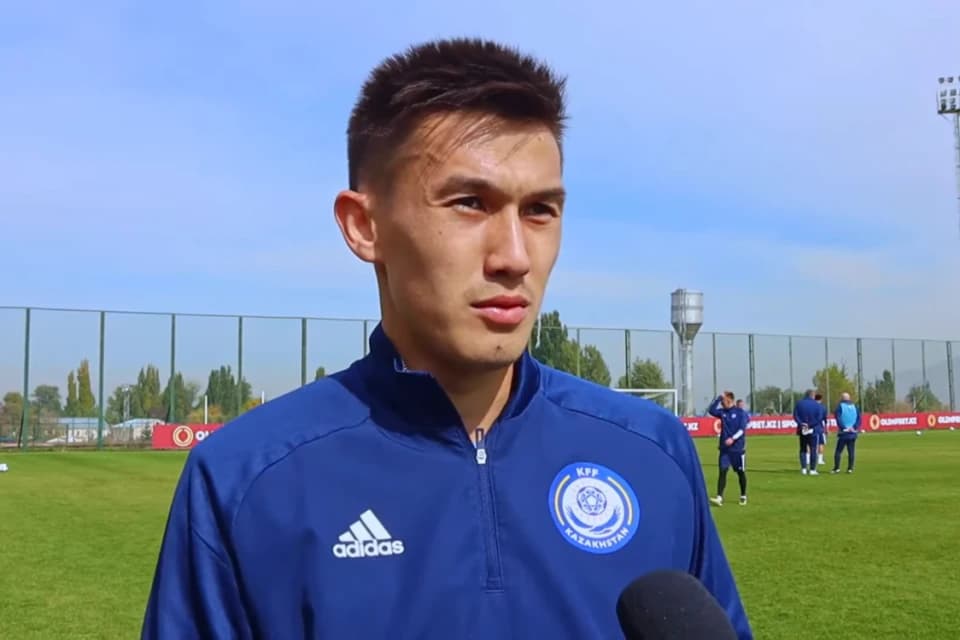 Айбар Жаксылыков провел юбилейную игру за сборную Казахстана