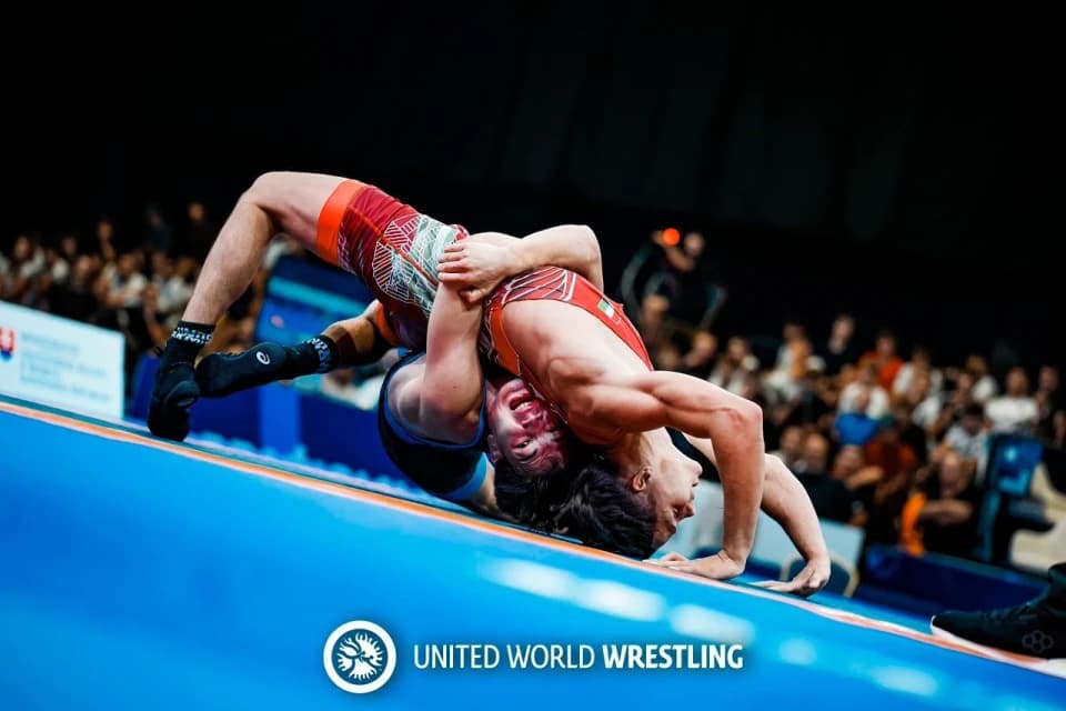 Қазыбек Қалмағамбетов грек-рим күресінен U20 чемпионатында топ жарды