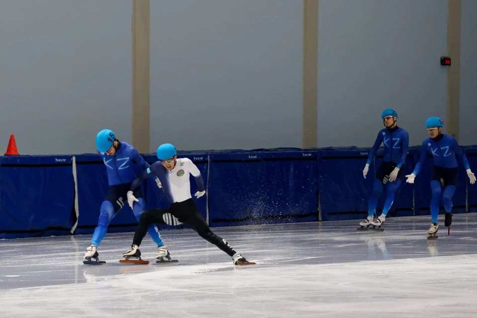 Кто стал лучшим спринтером на отборочном чемпионате Казахстана по шорт-треку
