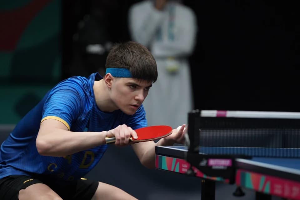 Алан Курмангалиев вышел в 1/4 финала молодежного чемпионата мира по настольному теннису
