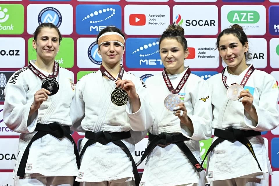 Абиба Абужақынова Бакуде жүлдегер атанды