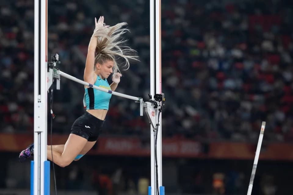 Жеңіл атлет Полина Иванова Азия ойындарында сырықпен секіруден қола жүлдеге ие болды