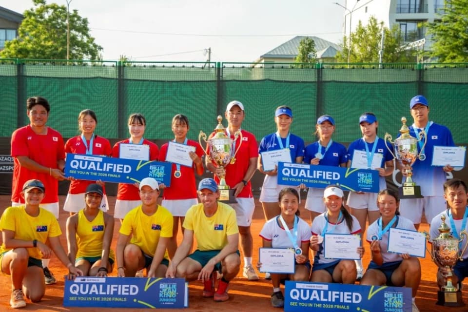 Казахстанские юниорки в семерке лучших по итогам квалификации Billie Jean King Cup