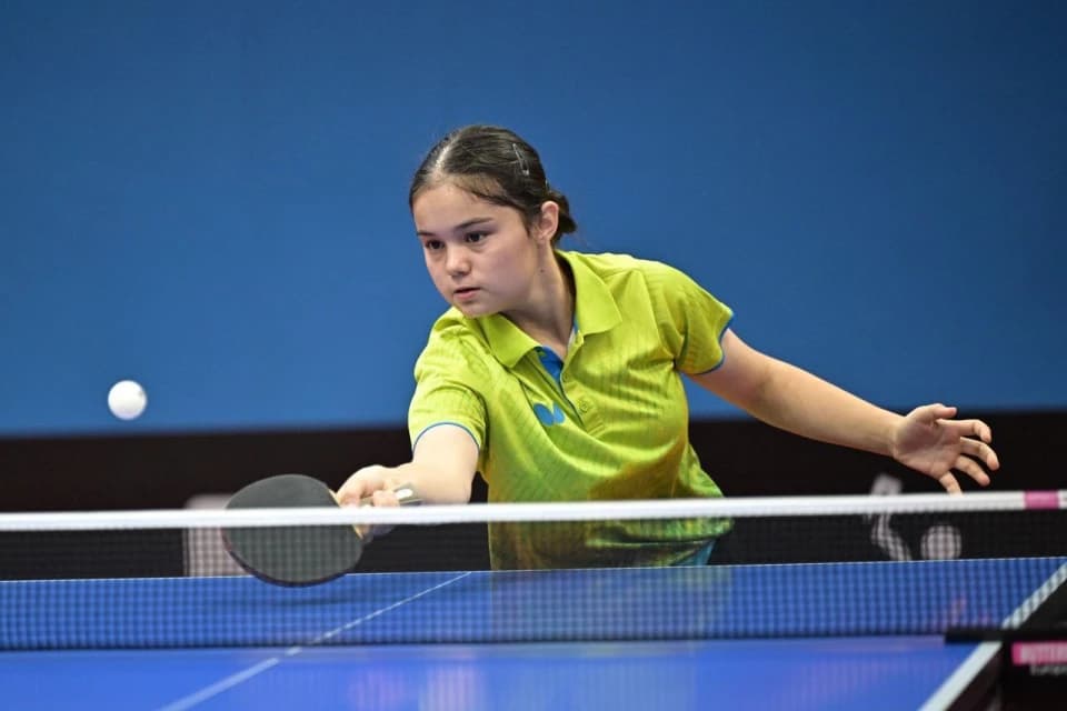 Үстел теннисінен жасөспірімдер арасындағы Қазақстан чемпионатында үздіктер анықталды