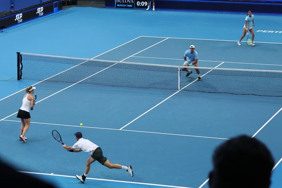 Жибек Куламбаева и Дмитрий Попко проиграли паре из Германии на United Cup (видео)