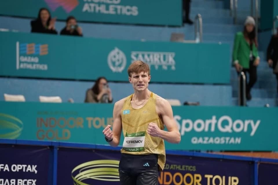 Казахстанский легкоатлет выиграл чемпионат Азии в помещении
