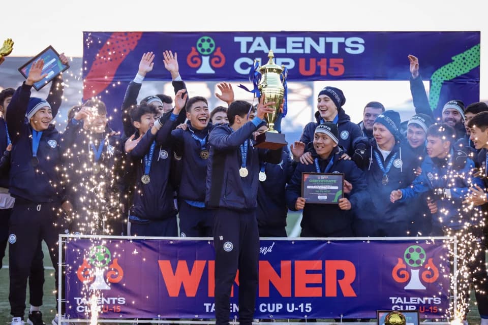Команда академии КФФ U-16 стала победителем международного турнира Talents Cup в Бишкеке