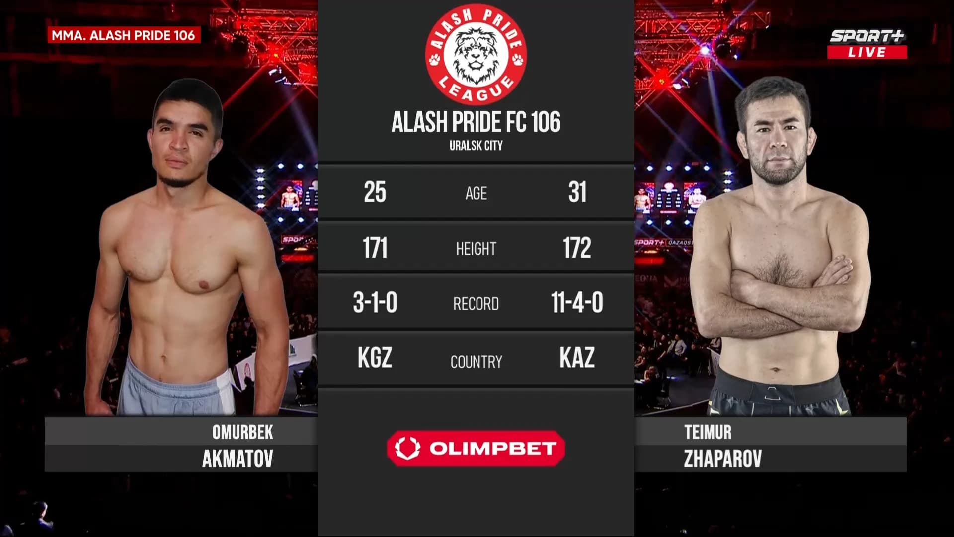 Alash Pride 106: Zhaparov vs Akmatov