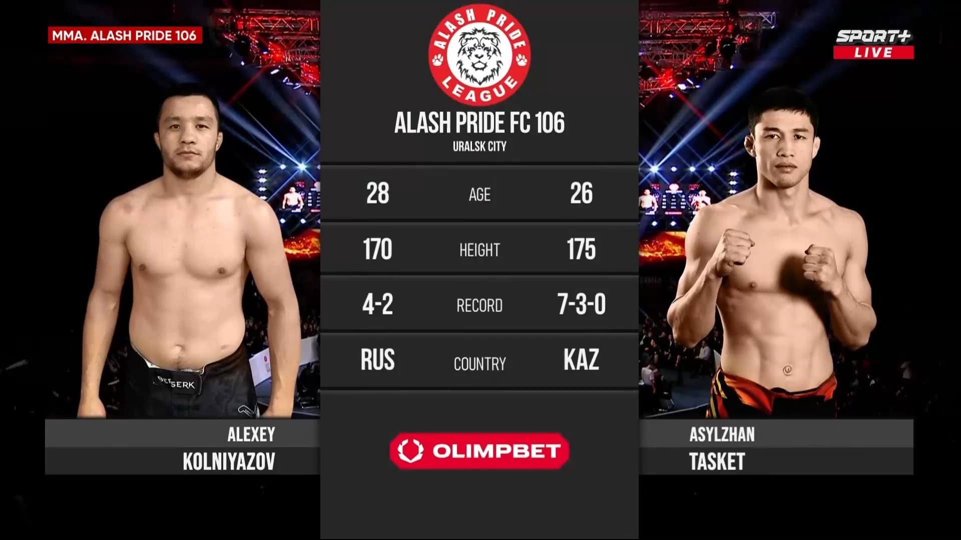 Alash Pride 106: Tasket vs Kolniyazov