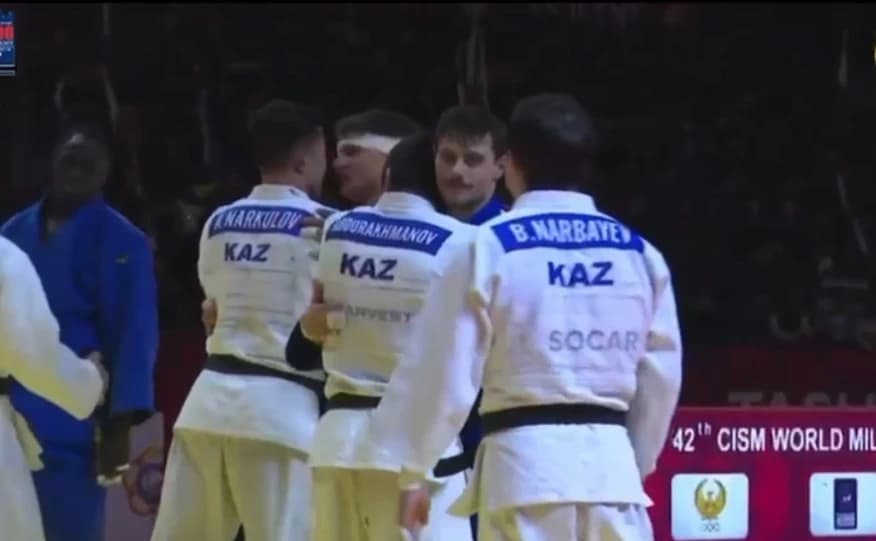 Дзюдодан ерлер құрамасы елге тарихи әлем чемпионатының медалін алып келді