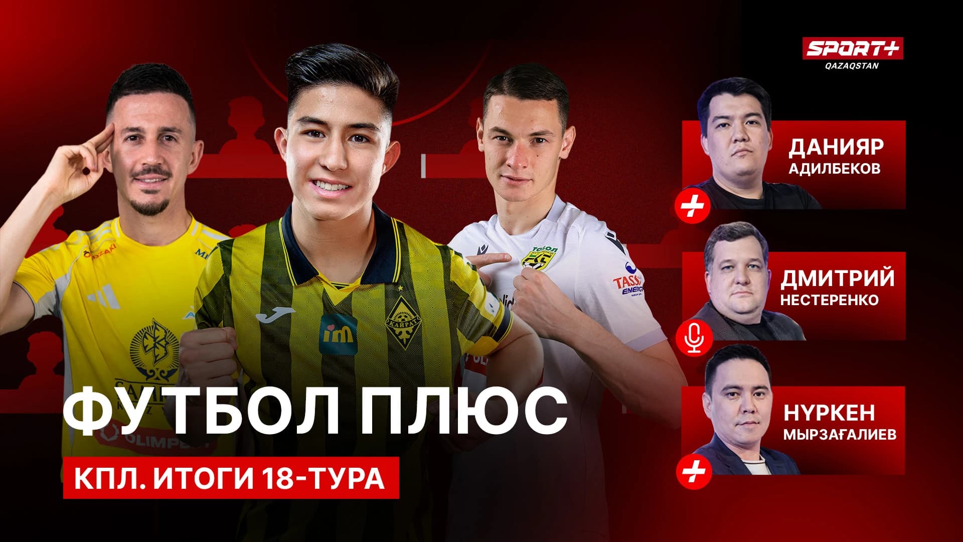 Футбол плюс: Главная проблема «Тобола»?/Без Томасова и Чеснокова. Лучшие игроки сезона прямо сейчас