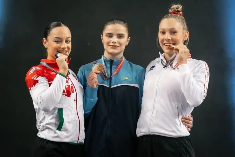 Казахстанские гимнасты завоевали два «золота» Кубка мира