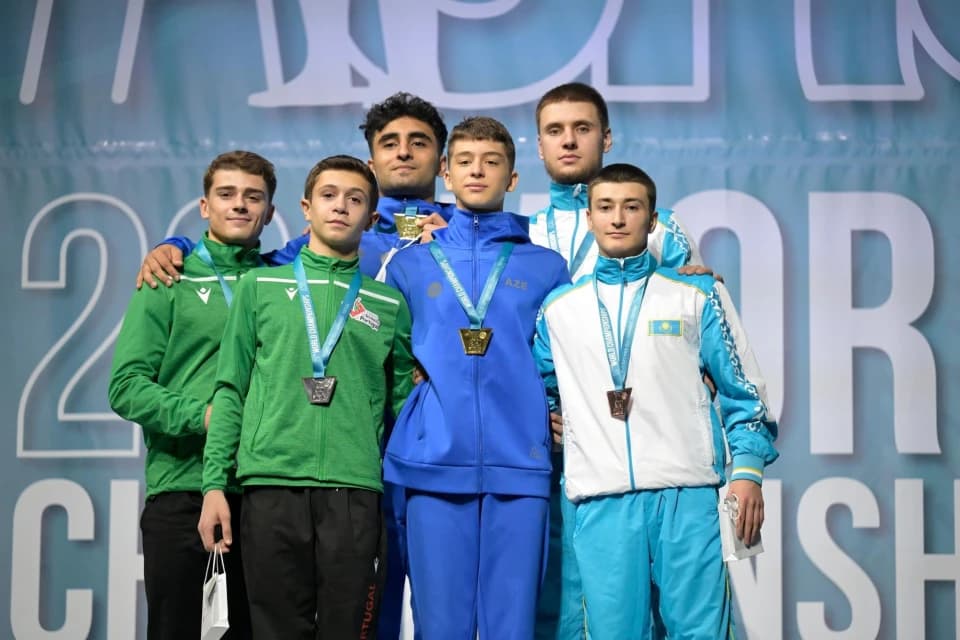 Казахстанские акробаты завоевали бронзу чемпионата мира в Португалии