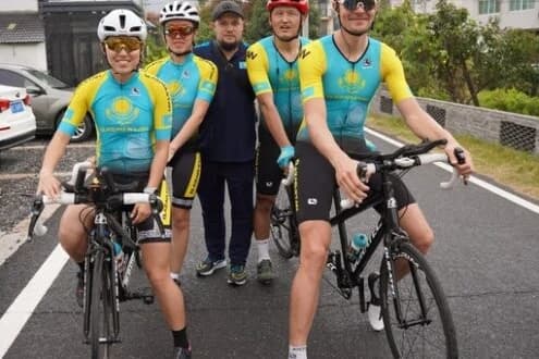 Пара велоспортшылар Азия чемпионатында бес медаль жеңіп алды
