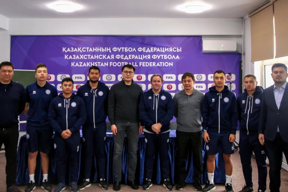 Президент КФФ посетил базу сборных в Талгаре