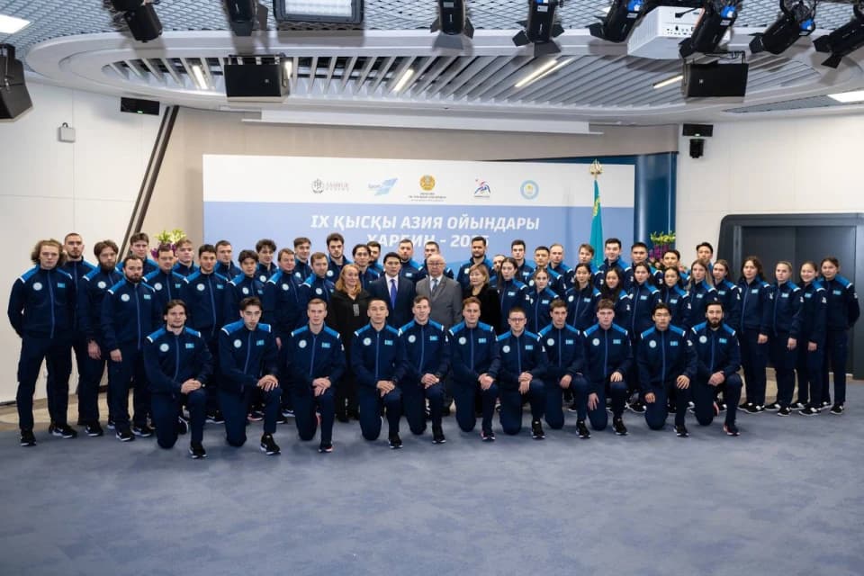 Ұлттық құраманы Қысқы Азия Ойындарына шығарып салу рәсімі өтті