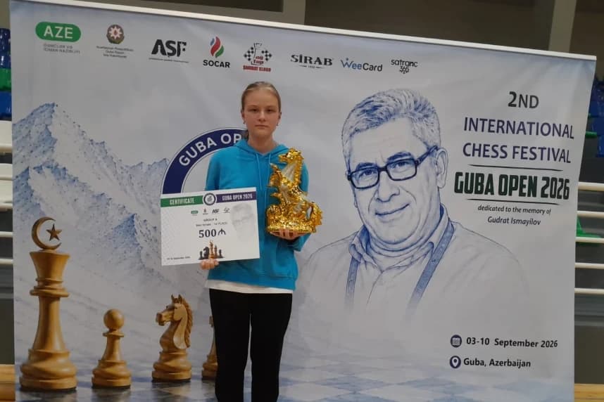 Мария Холявко Guba Open 2026 турнирінде әйелдер арасында үздік атанды