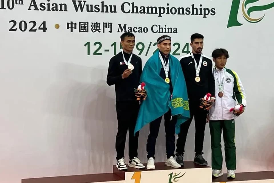 Қытайда спортшыларымыз 2 алтын, 1 күміс, 4 қола медаль жеңіп алды