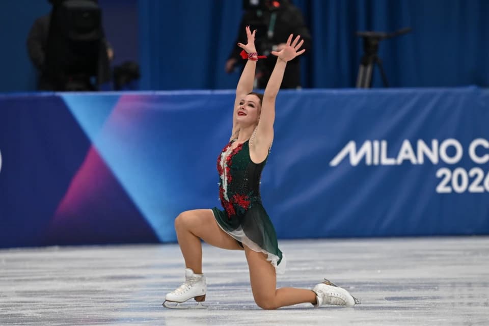 Самоделкина стала 12 после короткой программы на Олимпиаде