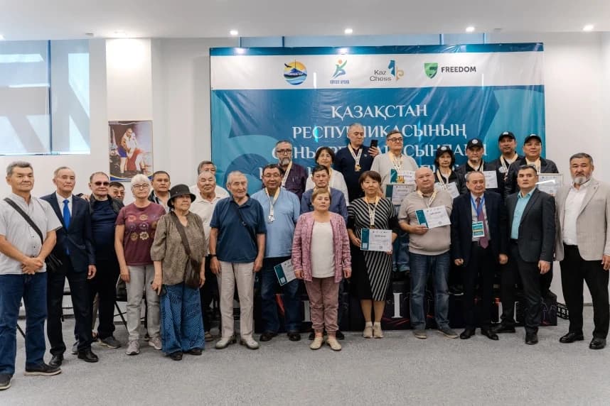 Қазақстанның шахматтан сеньорлар арасындағы командалық чемпионатының жүлдегерлері анықталды