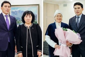 Спорт министрі Бекзат Саттарханов пен Денис Теннің аналарымен кездесті