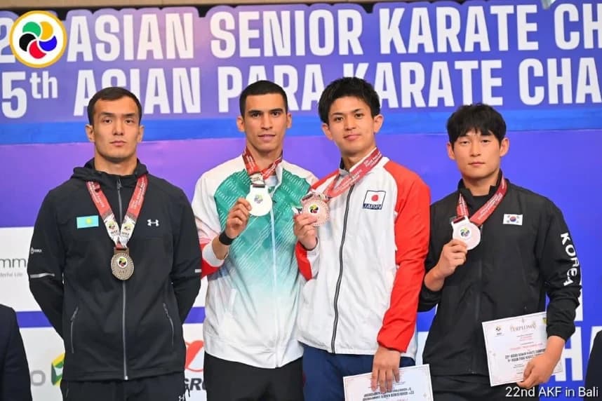 Қазақстан каратэден Азия чемпионатында үздік үш команданың қатарына енді